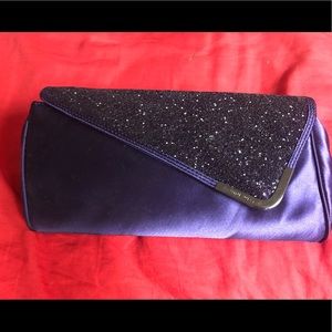 Nine West Sparkle Plum Clutch
